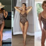 Kourtney Kardashian, January Jones and Irina Shayk all love this leopard swimsuit